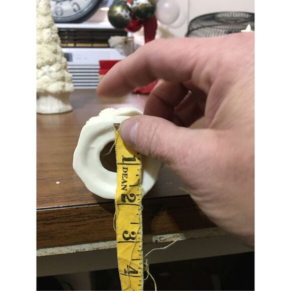 Vintage 3 Piece Jade Porcelain Christmas Tree Set - Picture 5 of 12